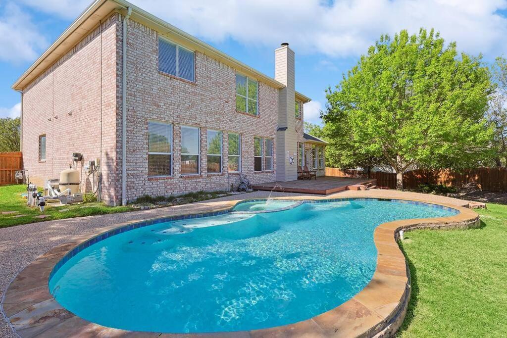 Wellness Oasis 5Br W Pool + Huge Yard + Fire Pit Villa Sachse Exterior foto